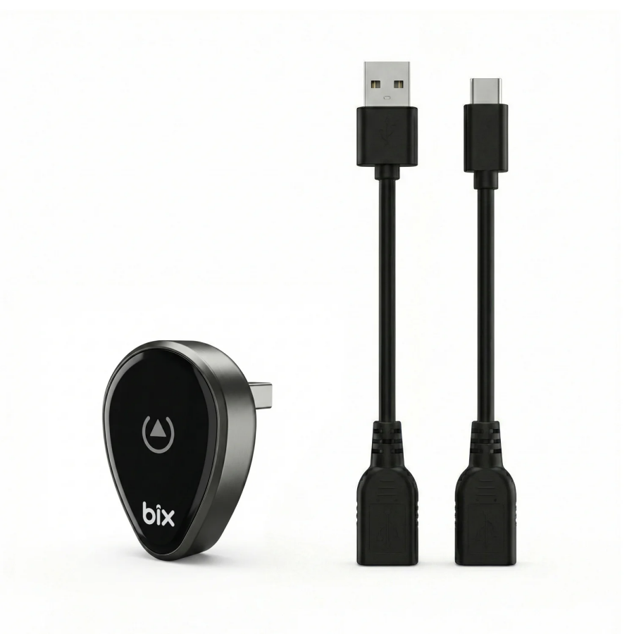Bix CB01 Kablosuz CarPlay ve Android Auto USB Kabloludan Kablosuza Çevirici Adaptörü - 2