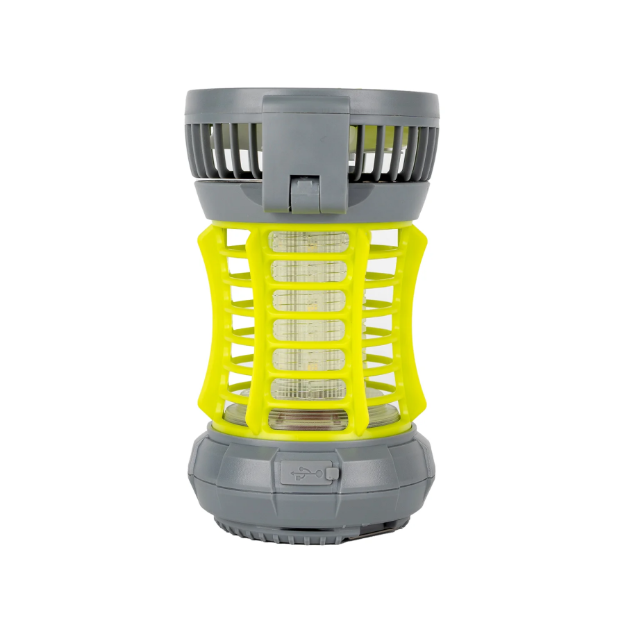 Bix Fanlı Sivrisinek Kovucu Kamp Lambası Şarj Edilebilir Vantilatör Elektronik Zapper Led Fener Aydınlatma - 3