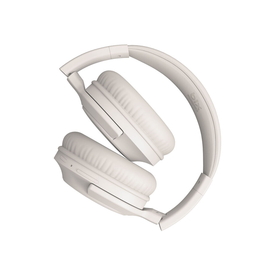 Bix H2 Soundcraft 40mm Sürücülü 14 Saat Çalma Süreli Katlanabilir Bluetooth 5.3 Kulak Üstü Kulaklık Bej - 2