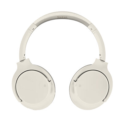 Bix H2 Soundcraft 40mm Sürücülü 14 Saat Çalma Süreli Katlanabilir Bluetooth 5.3 Kulak Üstü Kulaklık Bej