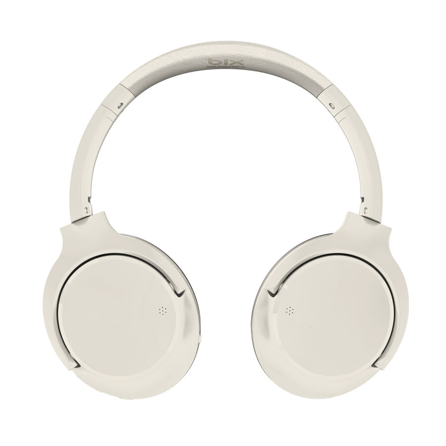 Bix H2 Soundcraft 40mm Sürücülü 14 Saat Çalma Süreli Katlanabilir Bluetooth 5.3 Kulak Üstü Kulaklık Bej - 1