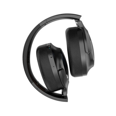 Bix H2 Soundcraft 40mm Sürücülü 14 Saat Çalma Süreli Katlanabilir Bluetooth 5.3 Kulak Üstü Kulaklık Siyah - 2