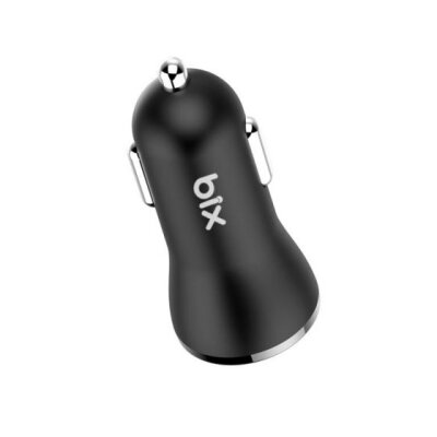 Bix Hızlı Araç Şarj Cihazı Çift USB Çıkışlı QC 3.0 Beyaz - 4
