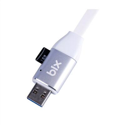 Bix iData Pro Micro SD Kart Okuyuculu iPhone Şarj Kablosu - 2