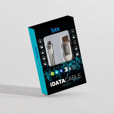 Bix iData Pro Micro SD Kart Okuyuculu iPhone Şarj Kablosu - 3