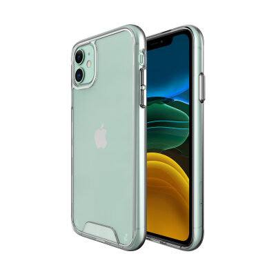 Bix iPhone 11 Nebula Aqua Transparan Ultra Şeffaf Kılıf Çizilmeye Dayanıklı Tam Kapsamlı Koruma