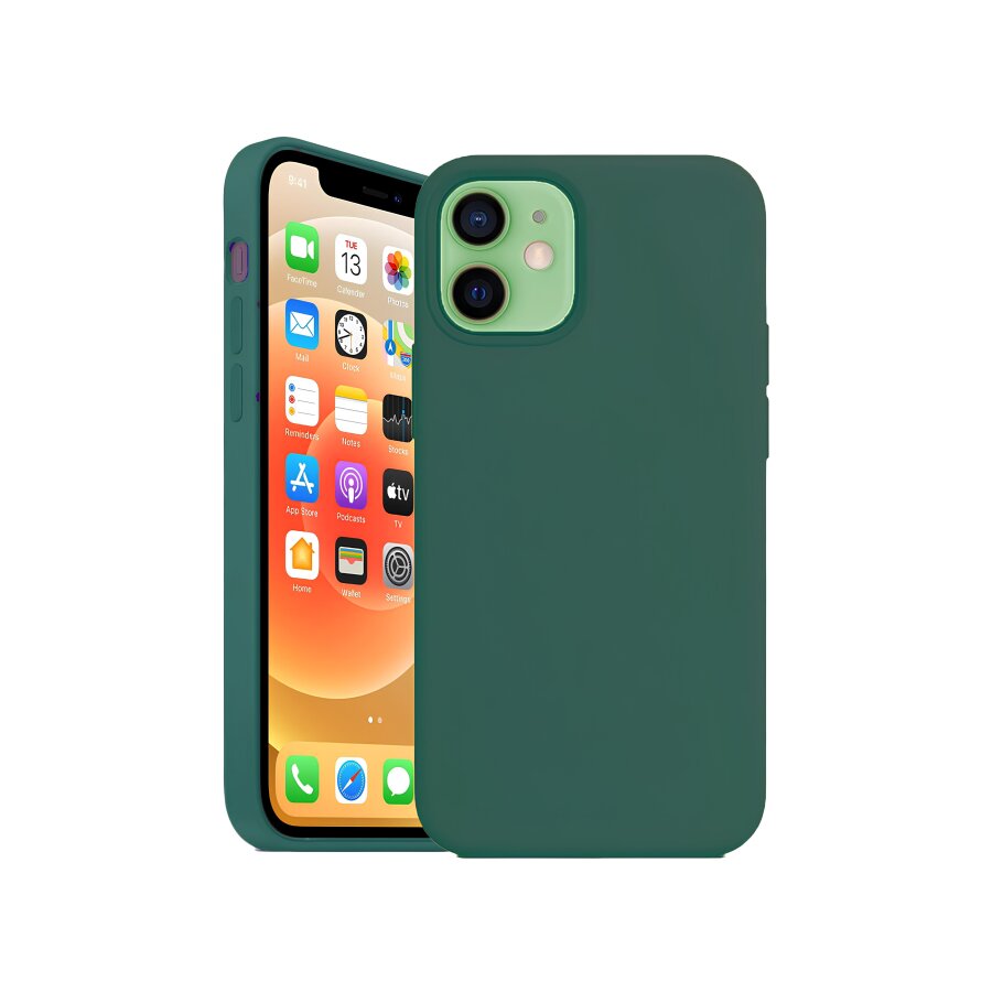 Bix iPhone 11 Silikon Kılıf Güçlü Koruma Darbe Emici Biber Yeşili - 1