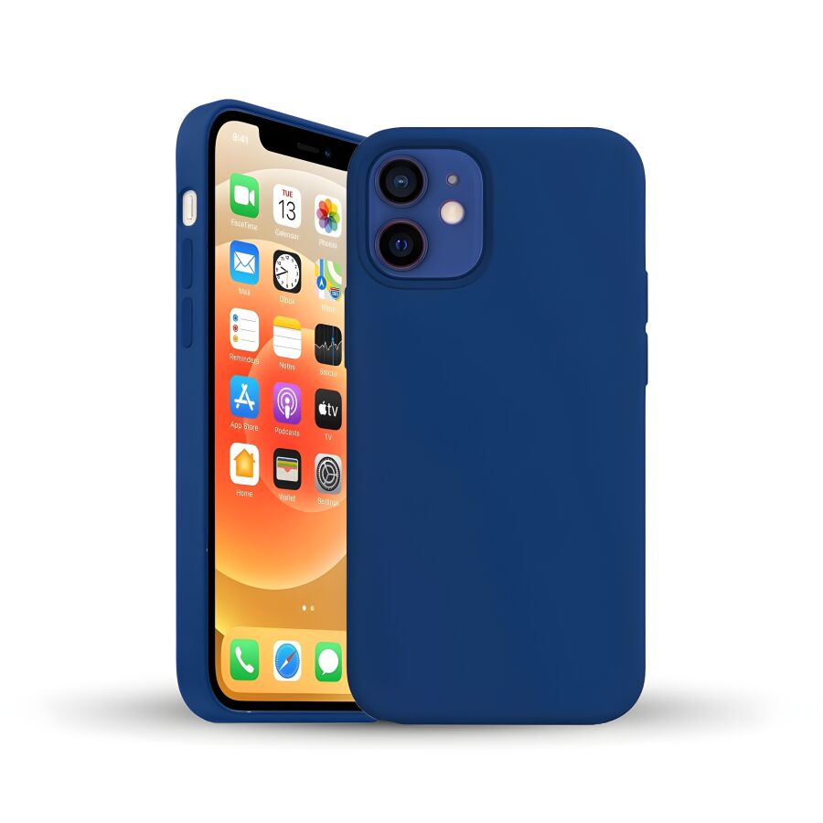 Bix iPhone 11 Silikon Kılıf MagSafe Uyumlu Güçlü Koruma Darbe Emici Evren Mavisi - 1