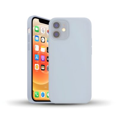 Bix iPhone 11 Silikon Kılıf MagSafe Uyumlu Güçlü Koruma Darbe Emici Gök Mavisi