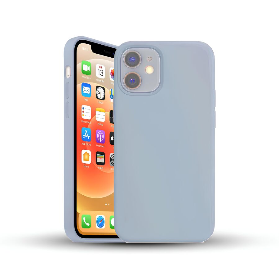 Bix iPhone 11 Silikon Kılıf MagSafe Uyumlu Güçlü Koruma Darbe Emici Leylak Moru - 1