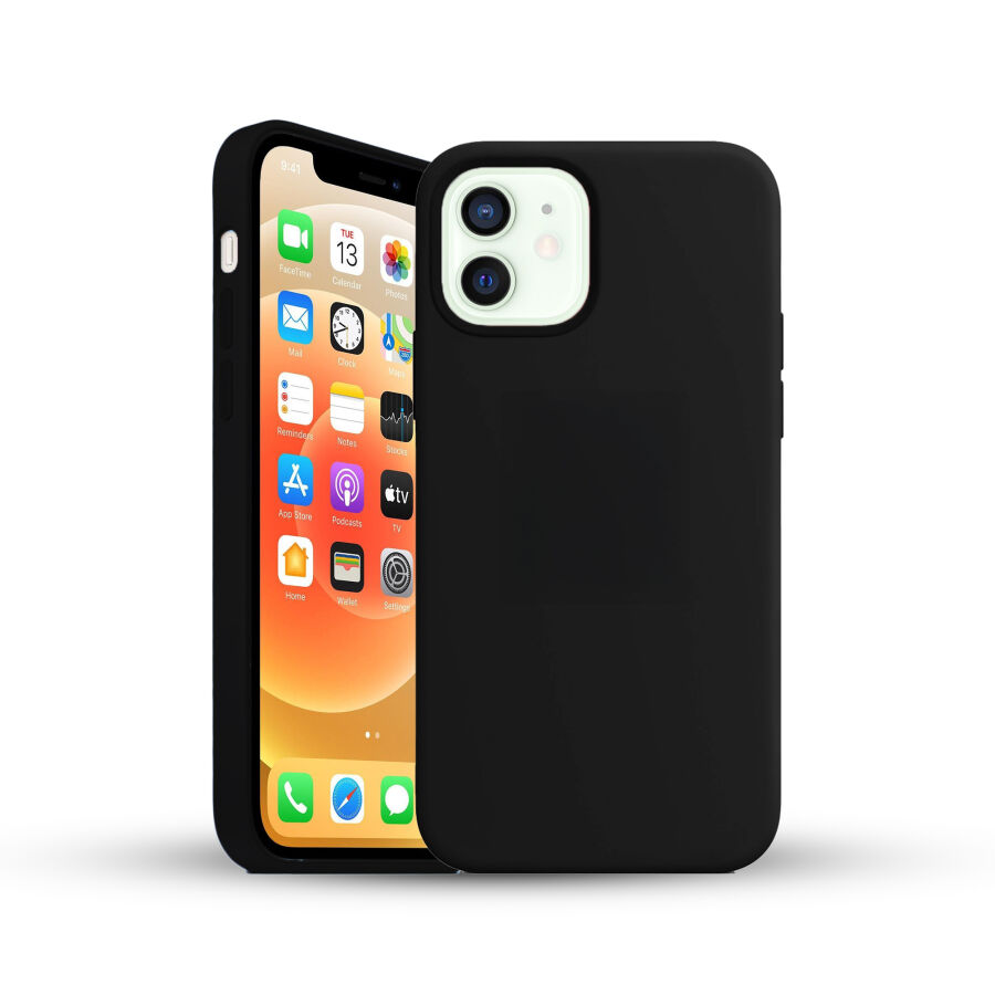 Bix iPhone 11 Silikon Kılıf MagSafe Uyumlu Güçlü Koruma Darbe Emici Siyah - 1