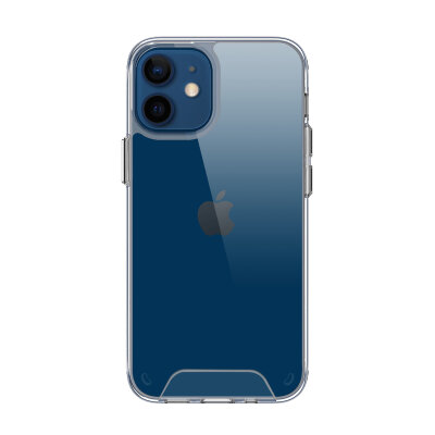 Bix iPhone 12 / 12 Pro Nebula Aqua Transparan Ultra Şeffaf Kılıf Çizilmeye Dayanıklı Tam Kapsamlı Koruma - 3
