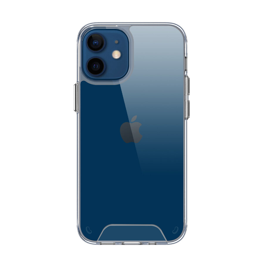 Bix iPhone 12 / 12 Pro Nebula Aqua Transparan Ultra Şeffaf Kılıf Çizilmeye Dayanıklı Tam Kapsamlı Koruma - 3