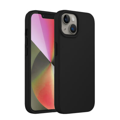 Bix iPhone 13 / 14 Silikon Kılıf MagSafe Uyumlu Güçlü Koruma Darbe Emici Kakao Kahverengi