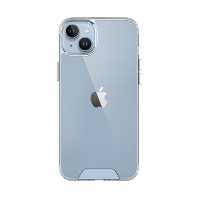 Bix iPhone 13 / 14 Nebula Aqua Transparan Ultra Şeffaf Kılıf Çizilmeye Dayanıklı Tam Kapsamlı Koruma - 3