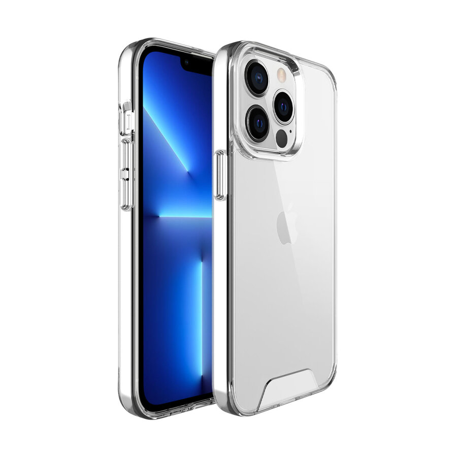 Bix iPhone 13 Pro Max Nebula Aqua Transparan Ultra Şeffaf Kılıf Çizilmeye Dayanıklı Tam Kapsamlı Koruma - 2