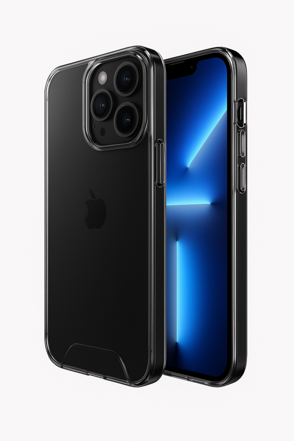 Bix iPhone 13 Pro Nebula Aqua Transparan Ultra Şeffaf Kılıf Çizilmeye Dayanıklı Tam Kapsamlı Koruma - 1