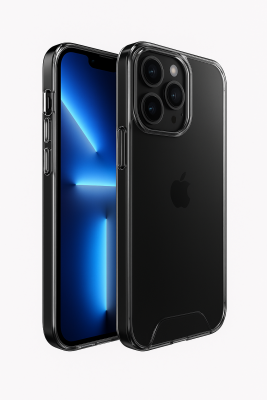 Bix iPhone 13 Pro Nebula Aqua Transparan Ultra Şeffaf Kılıf Çizilmeye Dayanıklı Tam Kapsamlı Koruma - 2