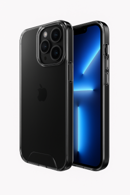 Bix iPhone 13 Pro Nebula Aqua Transparan Ultra Şeffaf Kılıf Çizilmeye Dayanıklı Tam Kapsamlı Koruma 