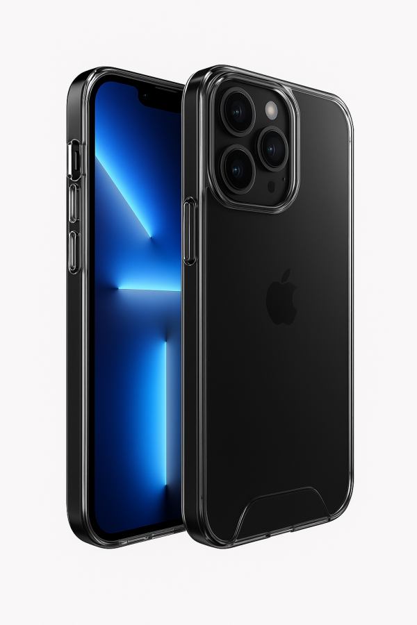 Bix iPhone 13 Pro Nebula Aqua Transparan Ultra Şeffaf Kılıf Çizilmeye Dayanıklı Tam Kapsamlı Koruma - 2