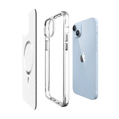 Bix iPhone 14 Plus / 15 Plus MagSafe Simli Kılıf Shock Pocket Darbe Emici Teknolojili Çizilmeye Dayanıklı - 4