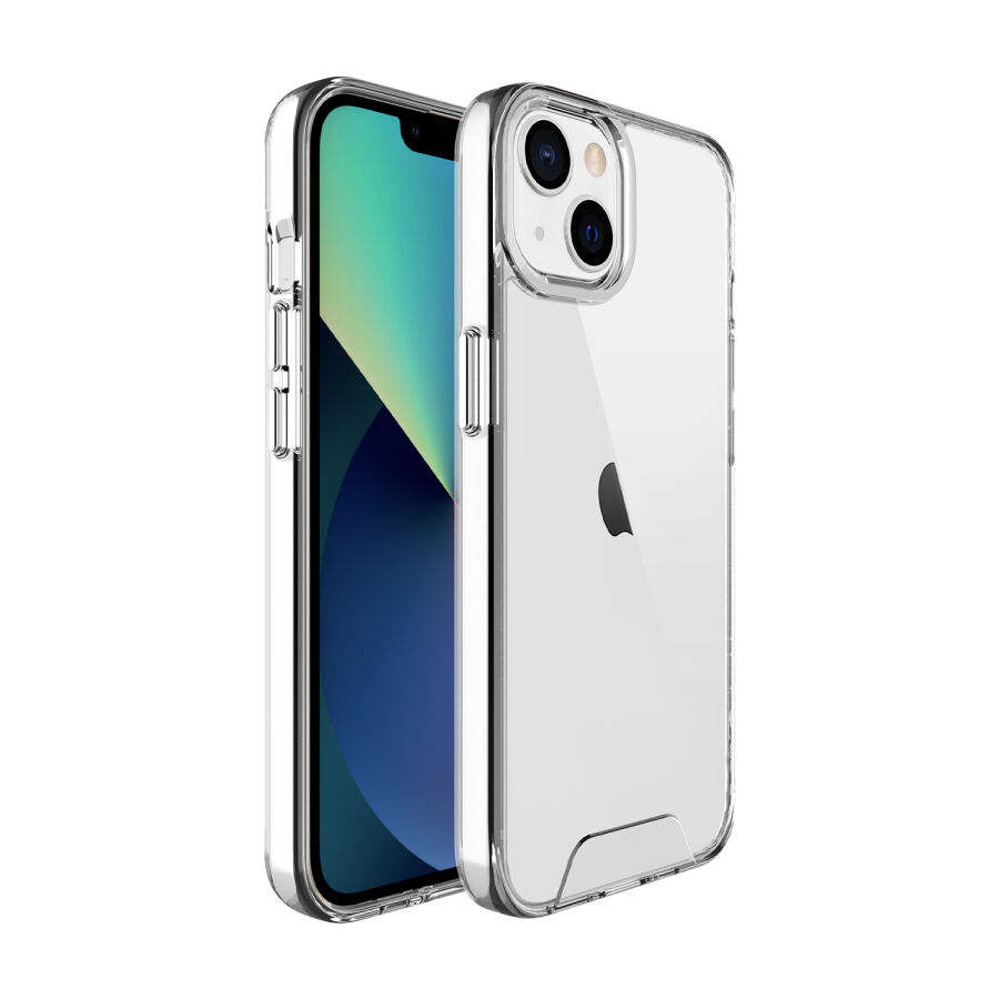 Bix iPhone 14 Plus / 15 Plus Nebula Aqua Transparan Ultra Şeffaf Kılıf Çizilmeye Dayanıklı Tam Kapsamlı Koruma - 2