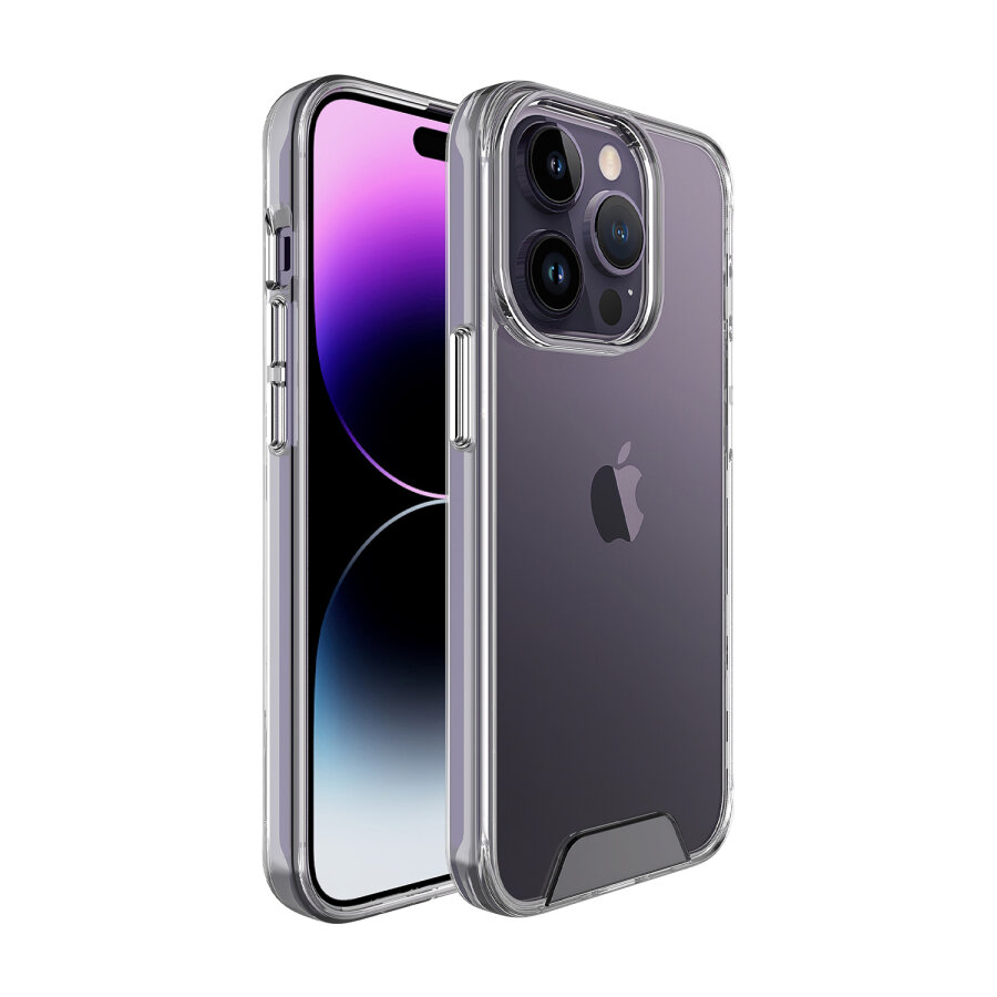 Bix iPhone 14 Pro Max Nebula Aqua Transparan Ultra Şeffaf Kılıf Çizilmeye Dayanıklı Tam Kapsamlı Koruma - 2