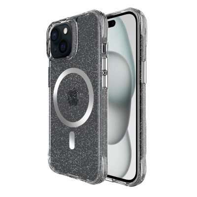 Bix iPhone 15 MagSafe Simli Kılıf Shock Pocket Darbe Emici Teknolojili Çizilmeye Dayanıklı