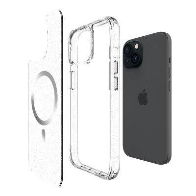 Bix iPhone 15 MagSafe Simli Kılıf Shock Pocket Darbe Emici Teknolojili Çizilmeye Dayanıklı - 4