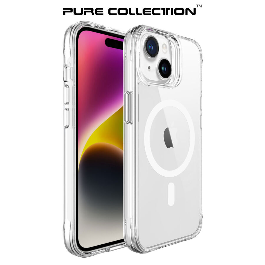 Bix iPhone 15 MagSafe Uyumlu Transparan Şeffaf Kılıf Güçlü Manyetik Üstün Darbe Koruması - 2