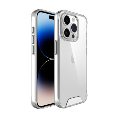 Bix iPhone 15 Pro Max Nebula Aqua Transparan Ultra Şeffaf Kılıf Çizilmeye Dayanıklı Tam Kapsamlı Koruma - 2