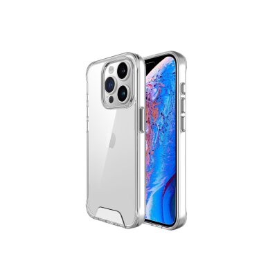 Bix iPhone 15 Pro Nebula Aqua Transparan Ultra Şeffaf Kılıf Çizilmeye Dayanıklı Tam Kapsamlı Koruma 