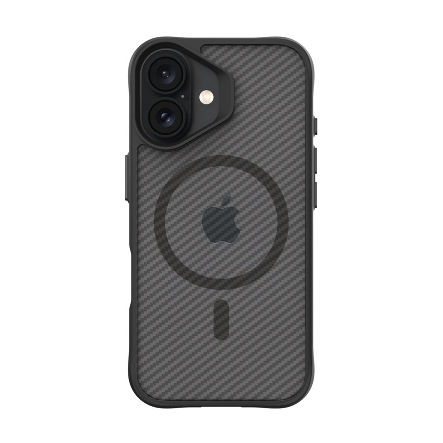 Bix iPhone 16 Carbon Fiber Force MagSafe Kılıf Anti-Şok Teknolojili Kamera ve Ekran Korumalı - 3