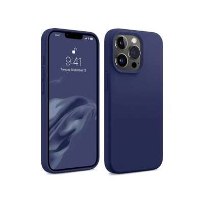Bix iPhone 16 Pro Max Silikon Kılıf MagSafe Uyumlu Güçlü Koruma Darbe Emici Küf Menekşesi 
