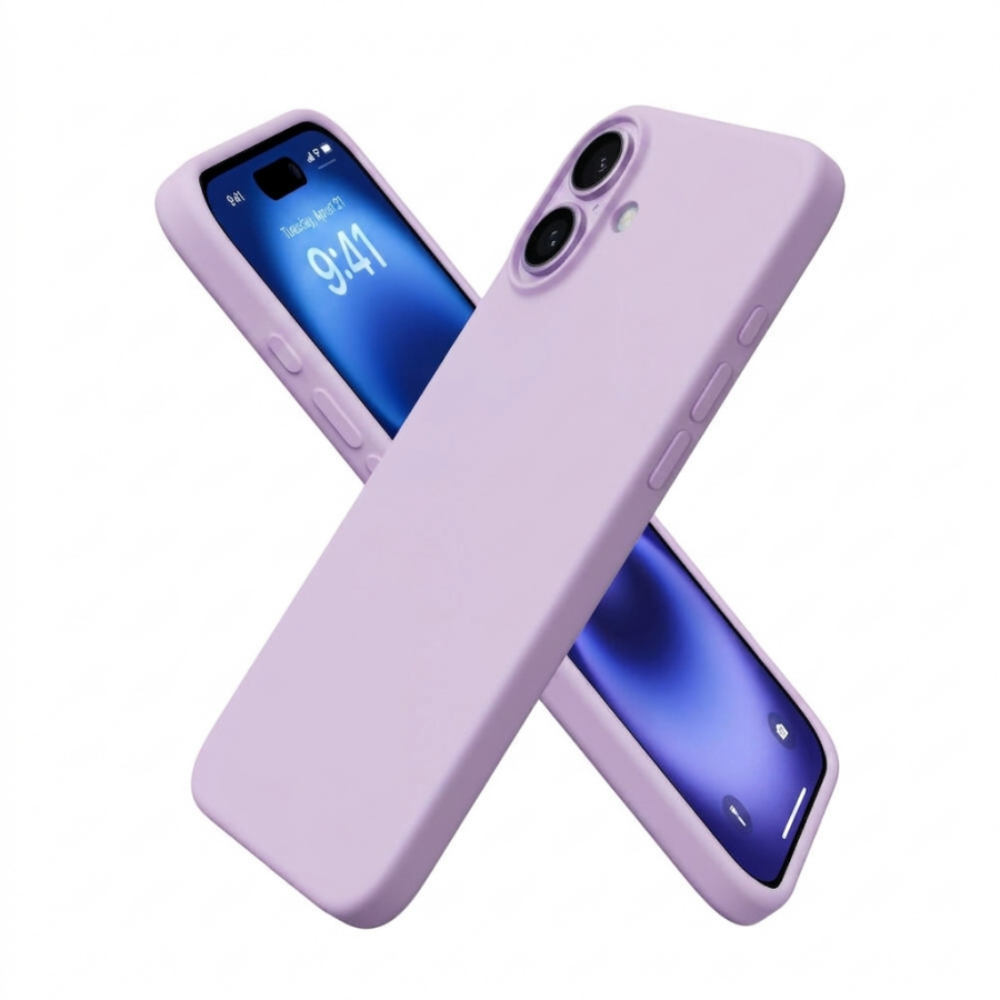 Bix iPhone 16 Pro Silikon Kılıf MagSafe Uyumlu Güçlü Koruma Darbe Emici Leylak Moru - 1