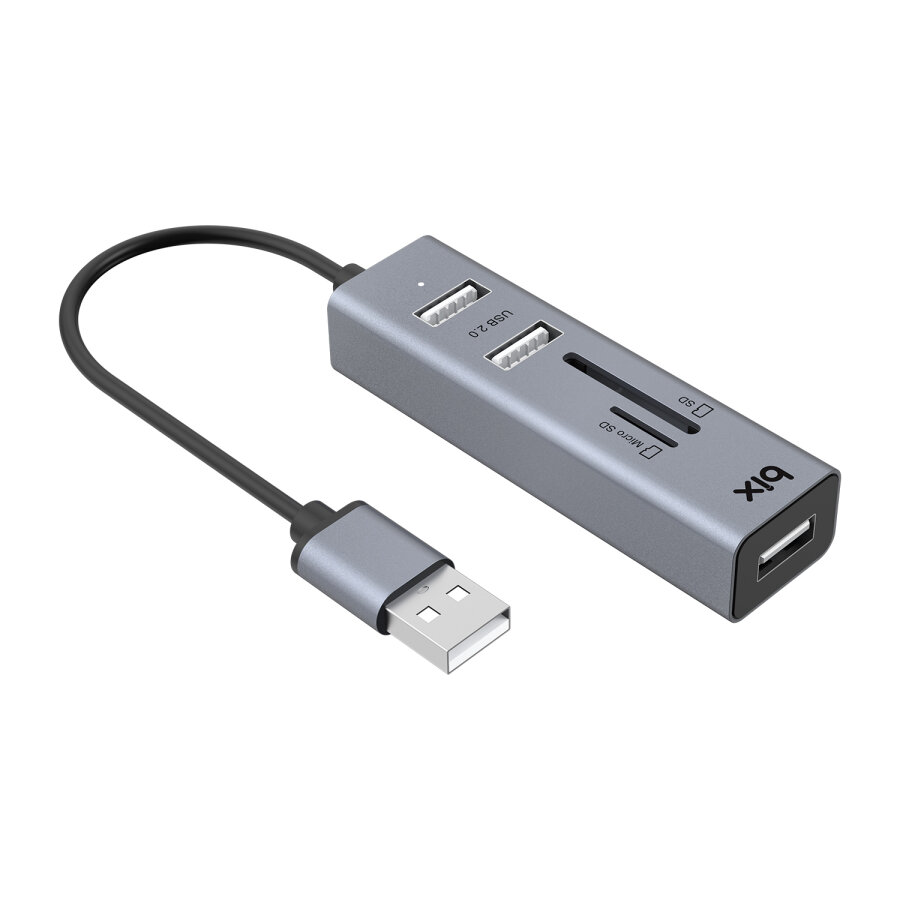 Bix Kart Okuyuculu 3 Portlu USB Çoklayıcı Hub - 2