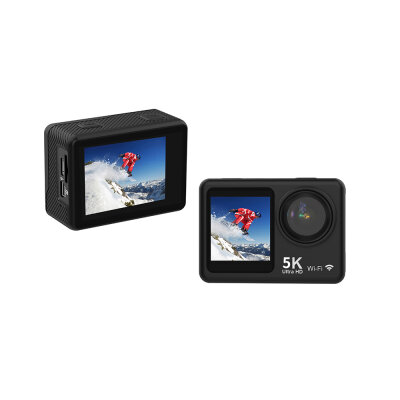 Bix Nexa Dual 5K 30FPS 50MP Wi-Fi Dokunmatik Ekran EIS Özellikli Su Geçirmez Aksiyon Kamerası Motosiklet Bisiklet Kask ve Vlog Kamerası - 11