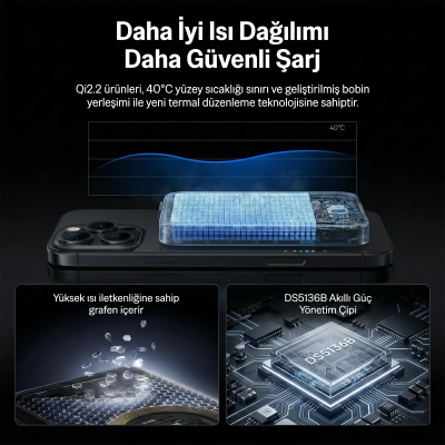 Bix PB121 25W Qi2.2 Kablosuz Magsafe PD 3.0 10000mAh Semi-Solid Bataryalı Hızlı Şarj USB-C Kablolu Powerbank Süt Beyazı - 6