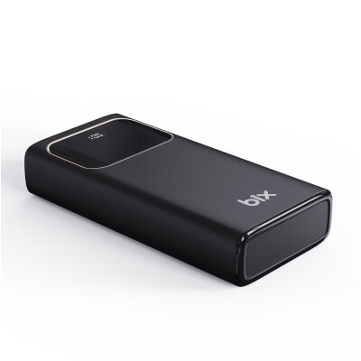 Bix PB303 30000MAH 60W 2*usb ve Type-C Pd Çıkışlı Hızlı Şarj Destekli LED Göstergeli Powerbank Siyah - 4