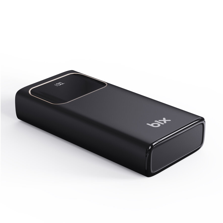 Bix PB303 30000MAH 60W 2*usb ve Type-C Pd Çıkışlı Hızlı Şarj Destekli LED Göstergeli Powerbank Siyah - 4