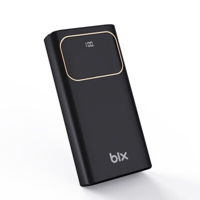 Bix PB303 30000MAH 60W 2*usb ve Type-C Pd Çıkışlı Hızlı Şarj Destekli LED Göstergeli Powerbank Siyah - 3