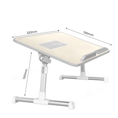 Bix Saiji A8 Çok Fonksiyonlu Ayarlı Notebook Soğutuculu Çalışma Masası Gri - 6