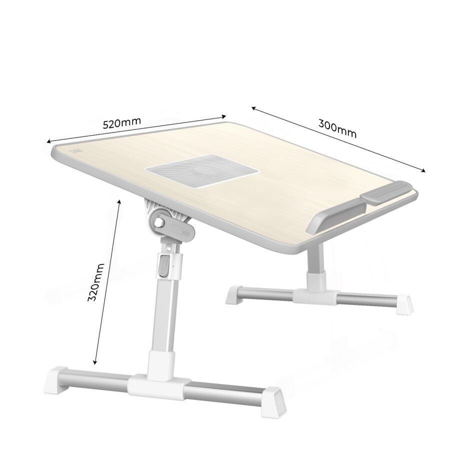 Bix Saiji A8 Çok Fonksiyonlu Ayarlı Notebook Soğutuculu Çalışma Masası Gri - 6