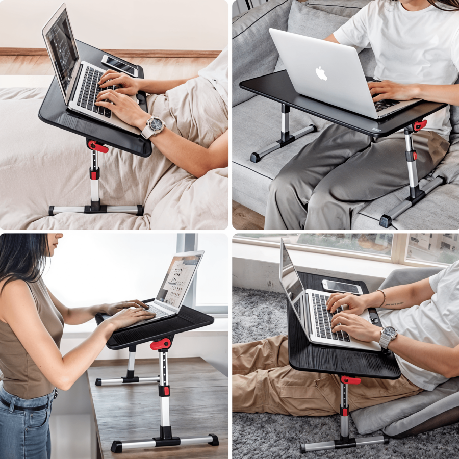 Bix Saiji A8 Çok Fonksiyonlu Ayarlı Notebook Soğutuculu Çalışma Masası Siyah - 7