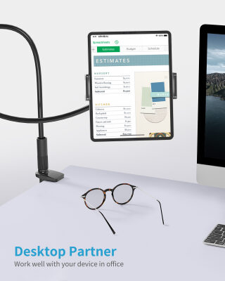 Bix Saiji Datura IS 100 CM Akrobat Flexible Ayarlanabilir Telefon Tablet Tutucu Siyah - 3