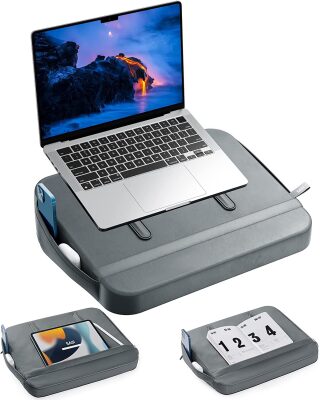 Bix Saiji GX1 Taşınabilir Laptop Notebook Minderi Gri - 7