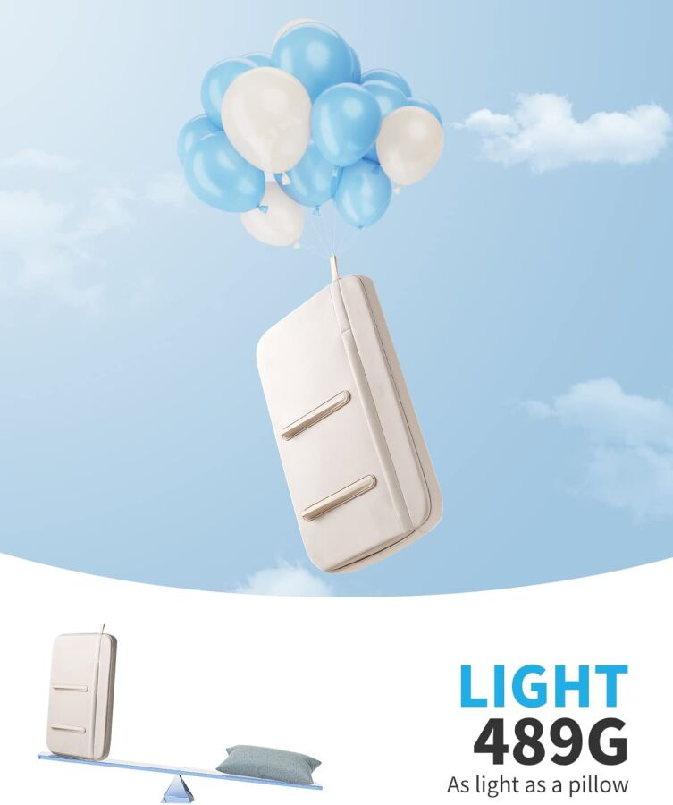 Bix Saiji GX1L Taşınabilir Laptop Notebook Minderi Bej - 5