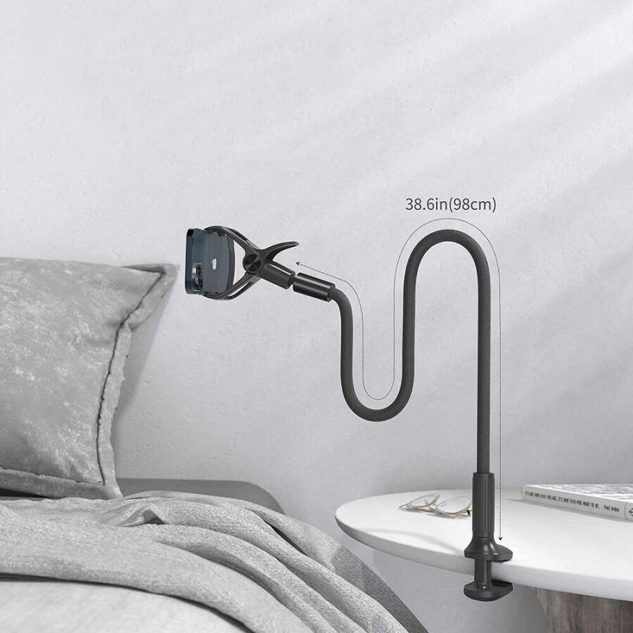 Bix Saiji IVY 3 Akrobat Esnek Telefon Tutucu Siyah - 4