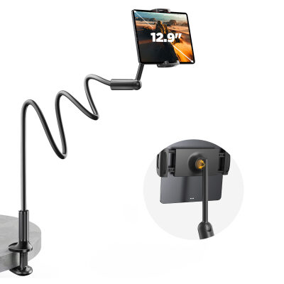 Bix Saiji IVY 4 Tablet Tutucu Yatak ve Masa İçin 360° Dönebilir Ayarlanabilir Tablet Standı - 3