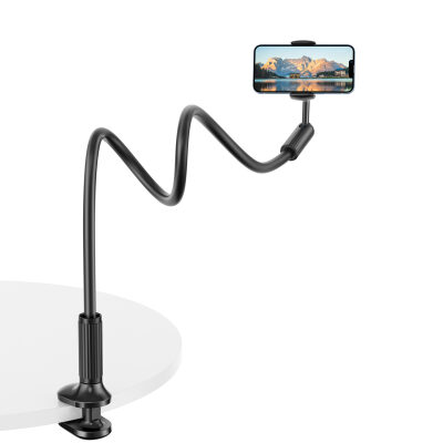 Bix Saiji IVY 4 Telefon Tutucu Yatak ve Masa İçin 360° Dönebilir Ayarlanabilir Telefon Standı - 2